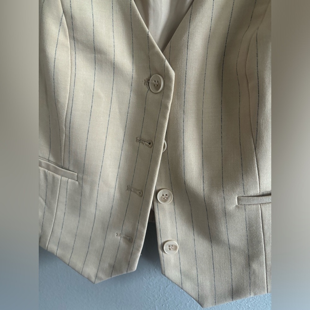 Maison d'Amélie pinstripe vest S - Picture 4 of 7